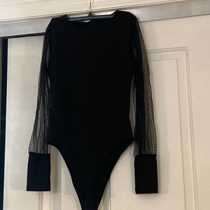 Parisian Bodysuit Puff Sleeves